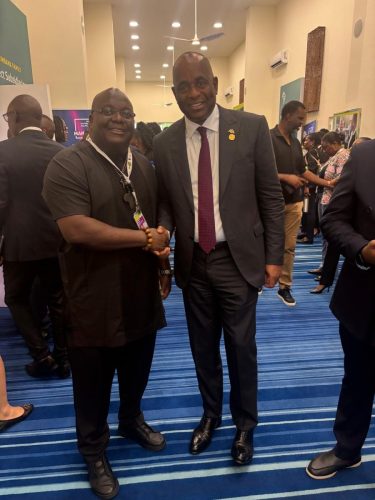 Amb. Tochil with Honorable Roosevelt Skeritt, Prime Minister of Dominica